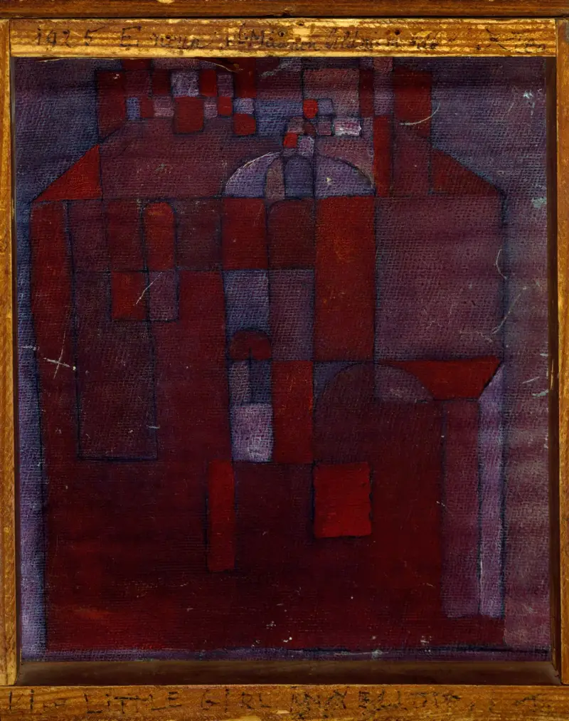 Litet porträtt av en flicka i gult, 1925 – nr 1 av Paul Klee