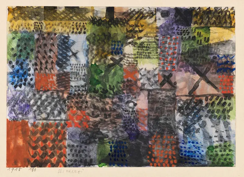 Stickerei av Paul Klee