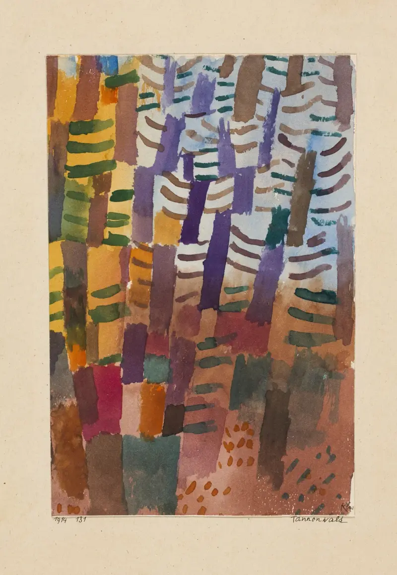 Świerkowy gaj, Paul Klee