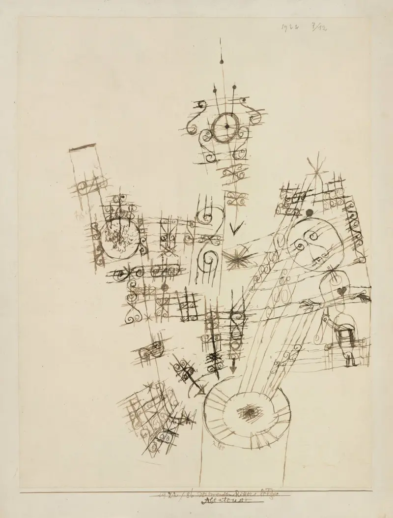 Das letzte Abenteuer des fahrenden Ritters von Paul Klee
