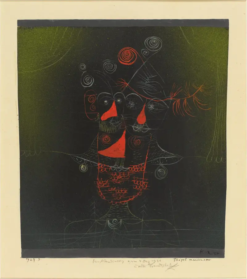 Tripelmarionette av Paul Klee