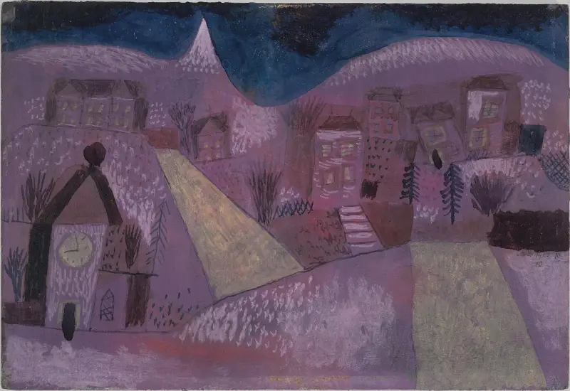 Winterlandschaft av Paul Klee