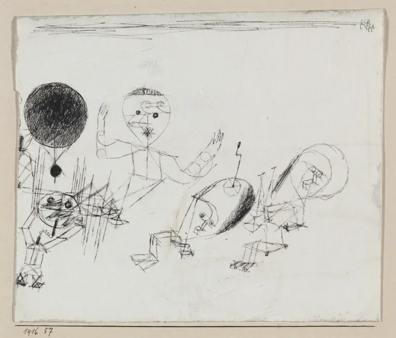 Med punkten av Paul Klee