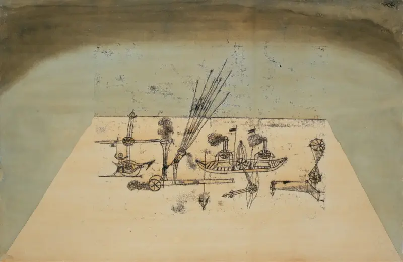 Yellow Harbor av Paul Klee