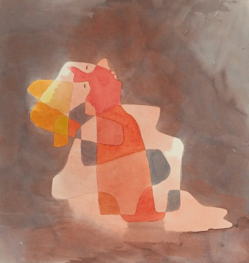 Zurücklehnende von Paul Klee