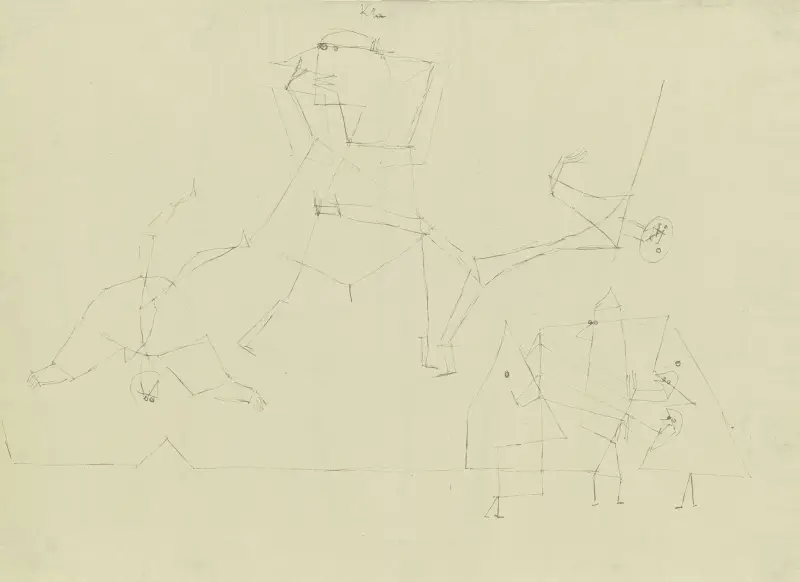 Zwei Gruppen av Paul Klee