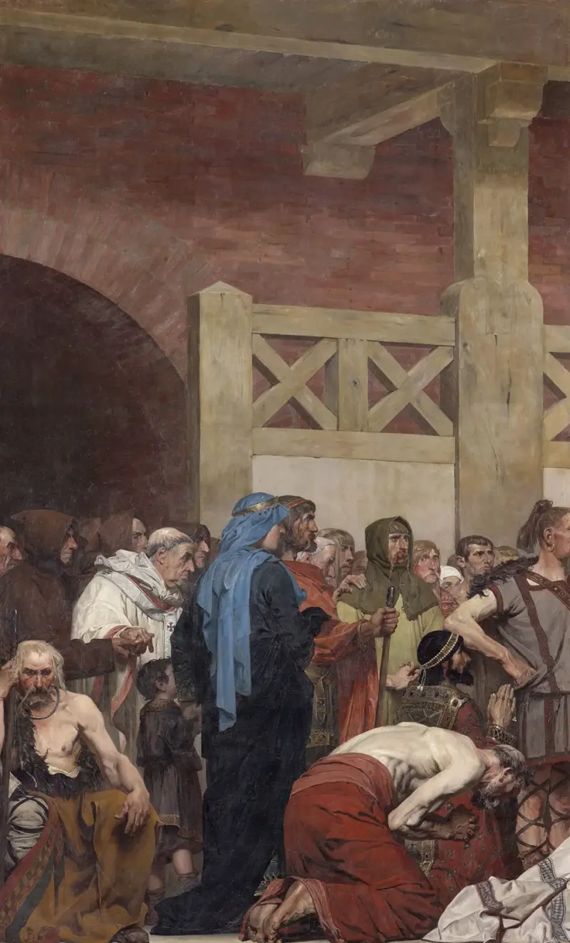 Sankta Genovevas död, 1874 – nr 2 av Jean-Paul Laurens