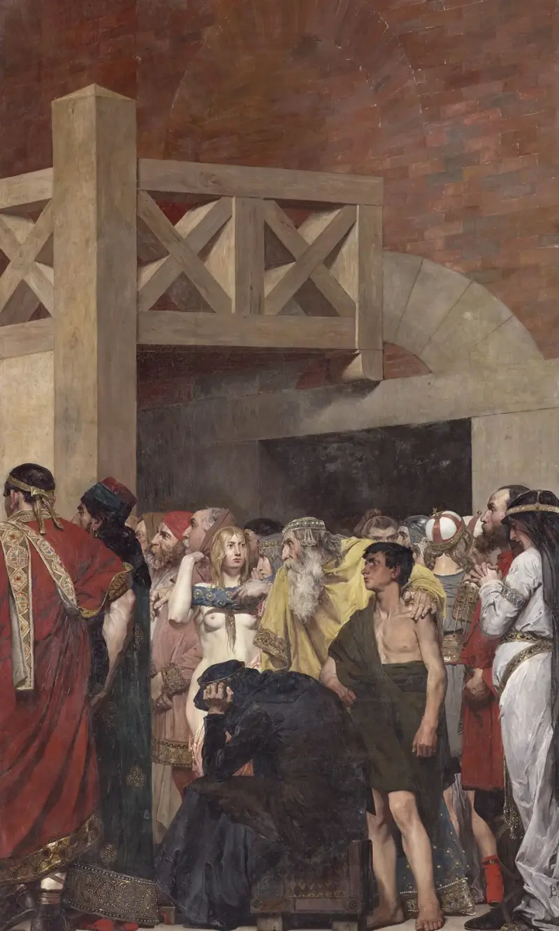 Sankta Genovevas död, 1874 – nr 4 av Jean-Paul Laurens