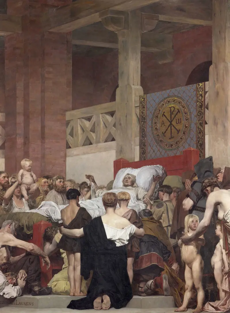 Der Tod der heiligen Genoveva, 1874 – Nr. 1 von Jean-Paul Laurens