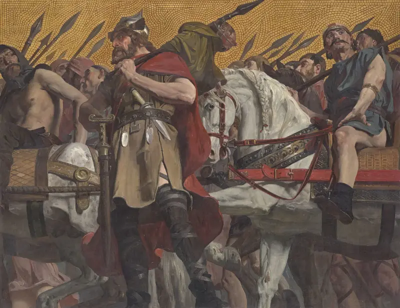 Prozession, 1874 – Nr. 2 von Jean-Paul Laurens