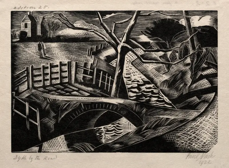 Příkop u cesty, Paul Nash