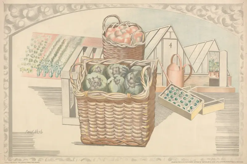 Ovoce a zelenina, Paul Nash