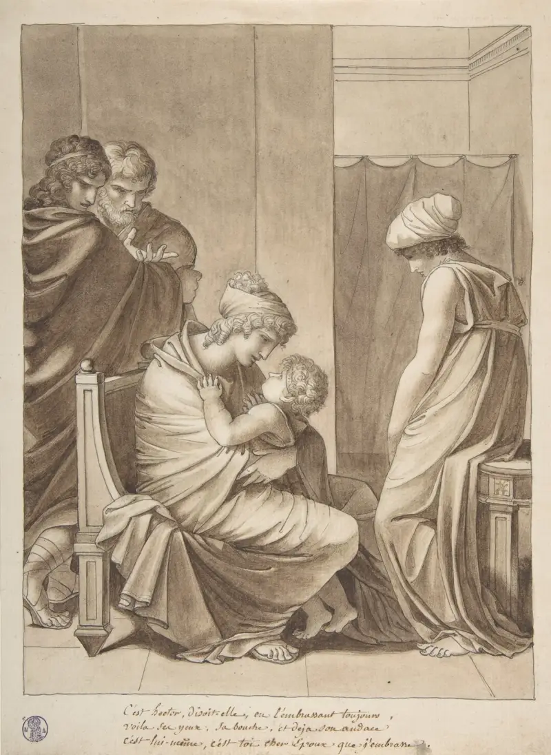 Andromache und Astyanax, 1798 von Pierre-Paul Prud'hon