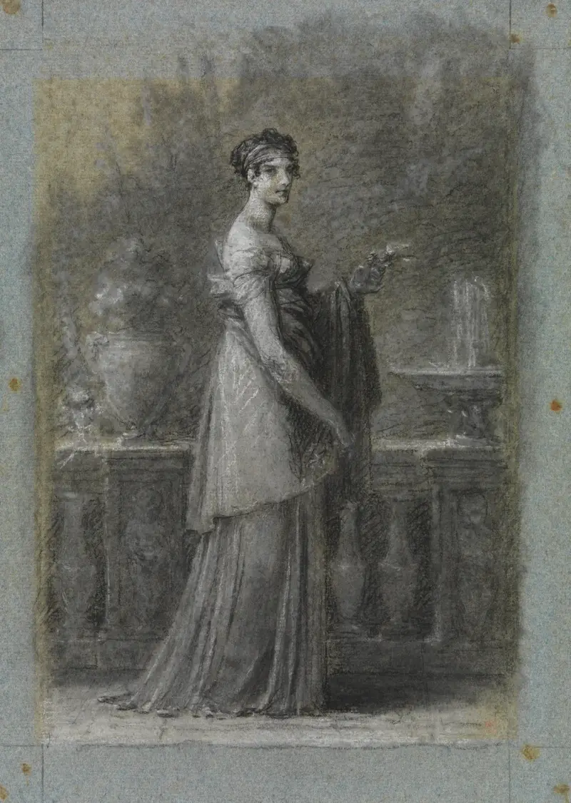 Kejsarinnan Joséphine Bonaparte, stående i helfigur av Pierre-Paul Prud'hon