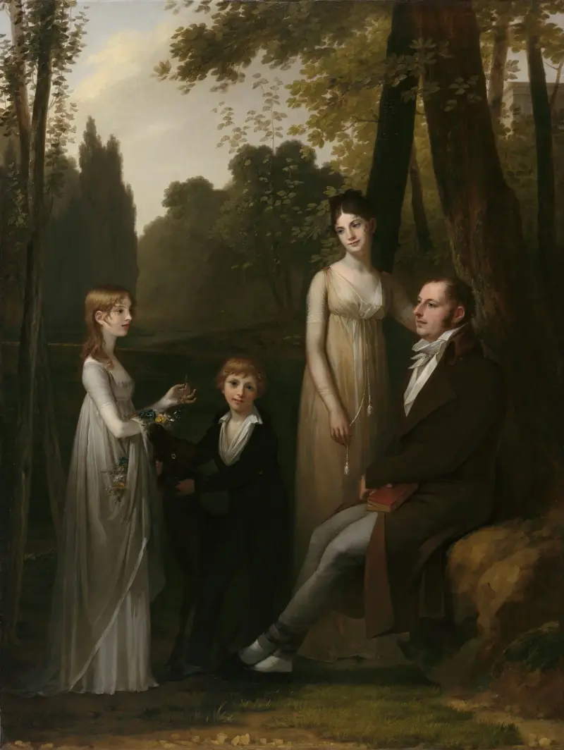 Porträt von Rutger Jan Schimmelpenninck und seiner Familie von Pierre-Paul Prud'hon