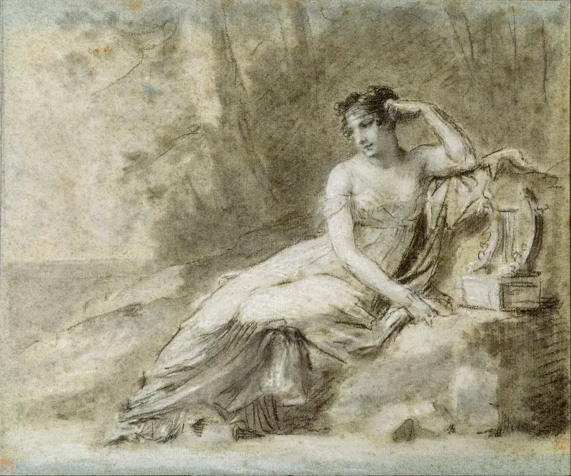 Studie für ein Porträt der Kaiserin Joséphine von Pierre-Paul Prud'hon