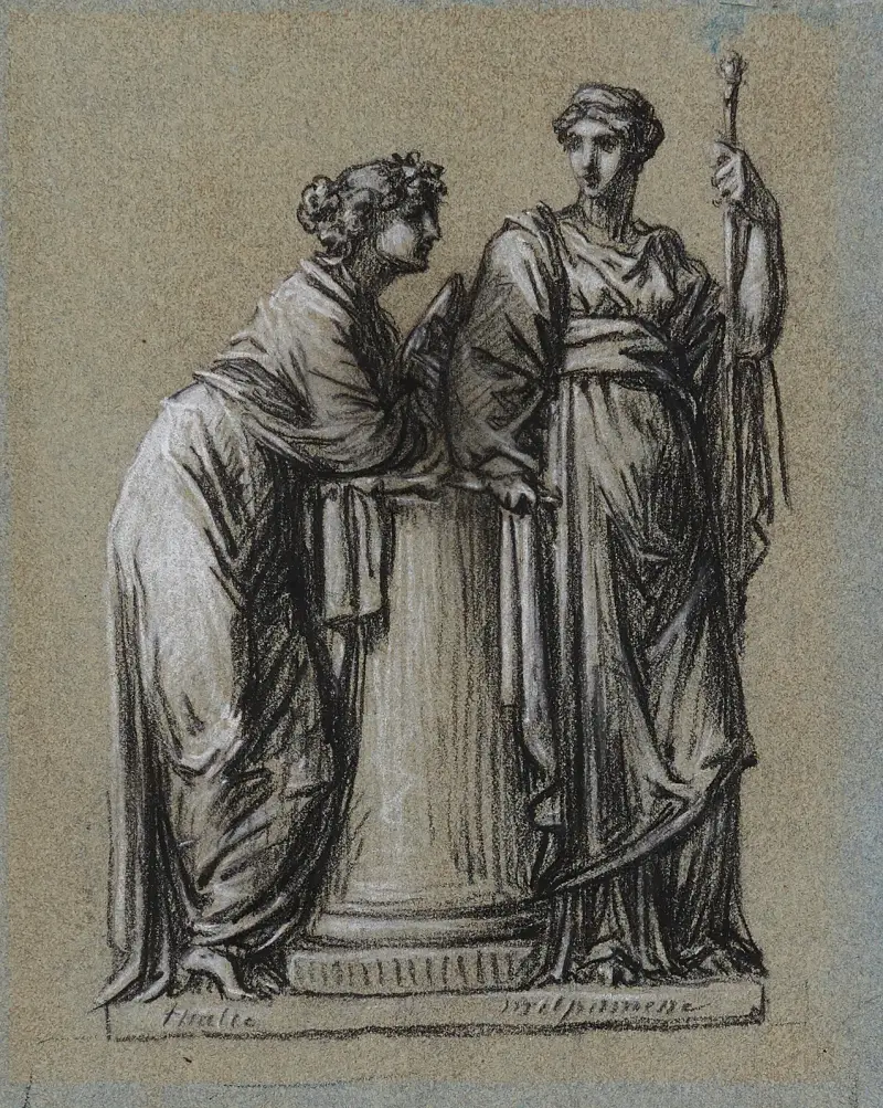 Talia i Melpomena, Pierre-Paul Prud'hon