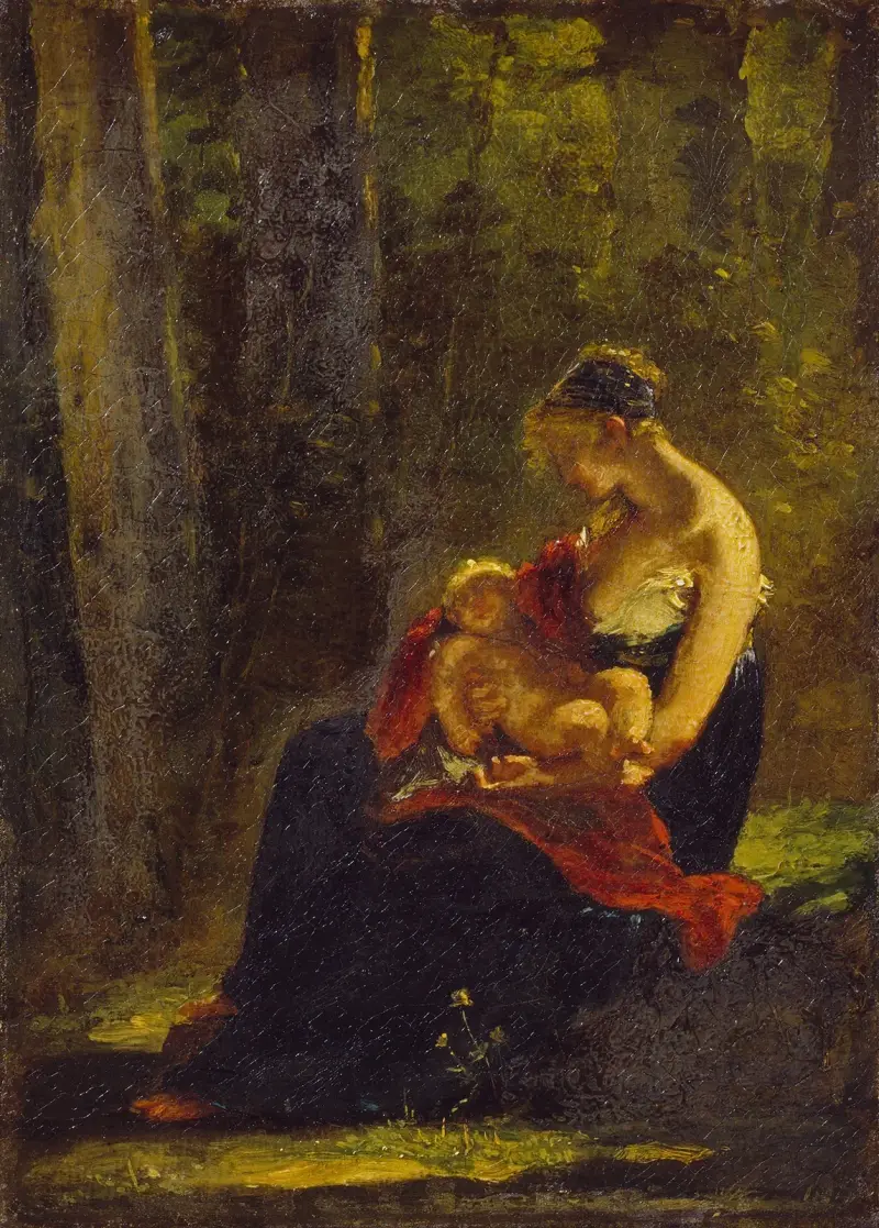 The Happy Mother av Pierre-Paul Prud'hon