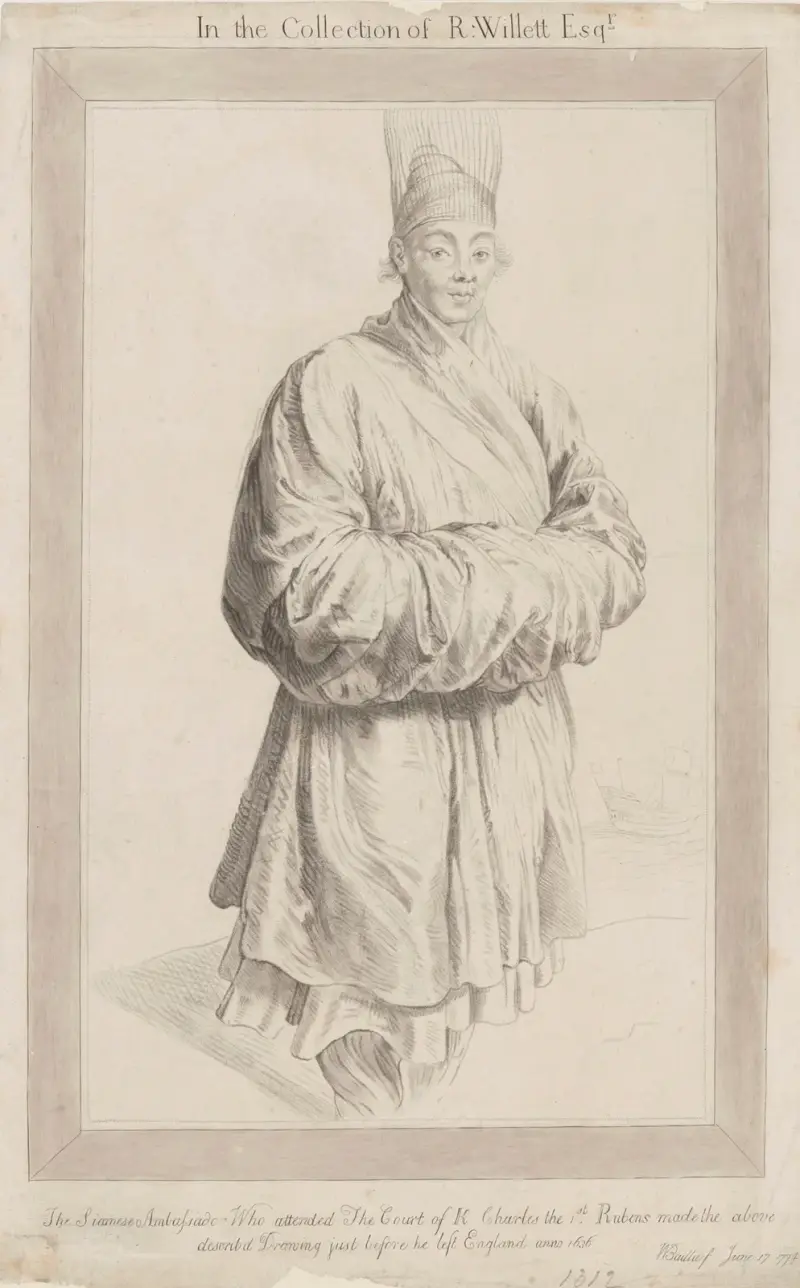 A Siamese Envoy av Peter Paul Rubens