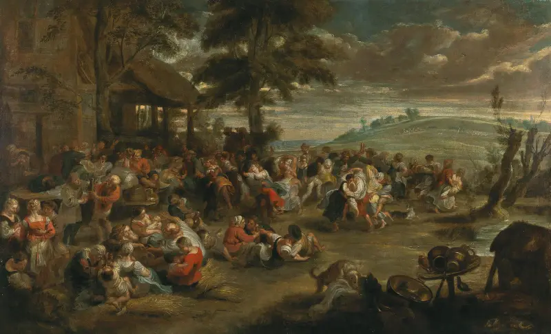 Wiejskie święto, Follower of Peter Paul Rubens