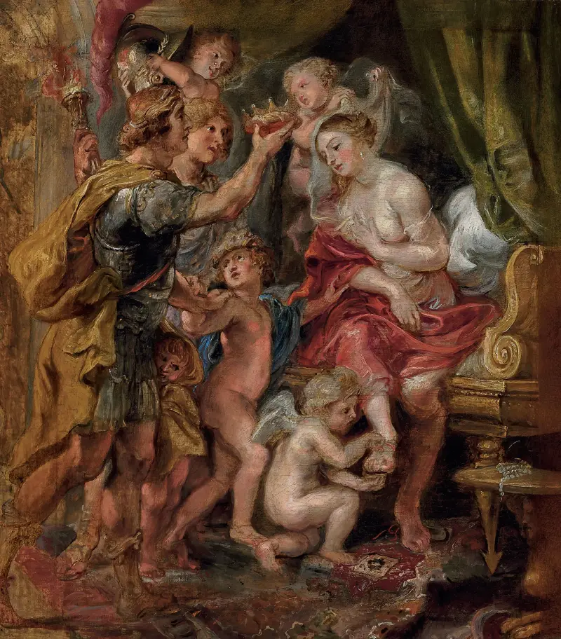 Alexander und Roxana von Peter Paul Rubens