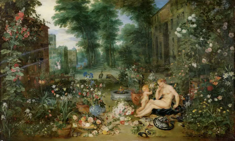 Alegoria zmysłu węchu, Peter Paul Rubens