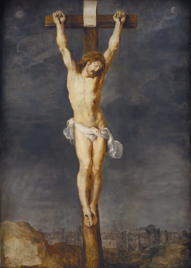 Christ on the Cross, 1592 av Peter Paul Rubens