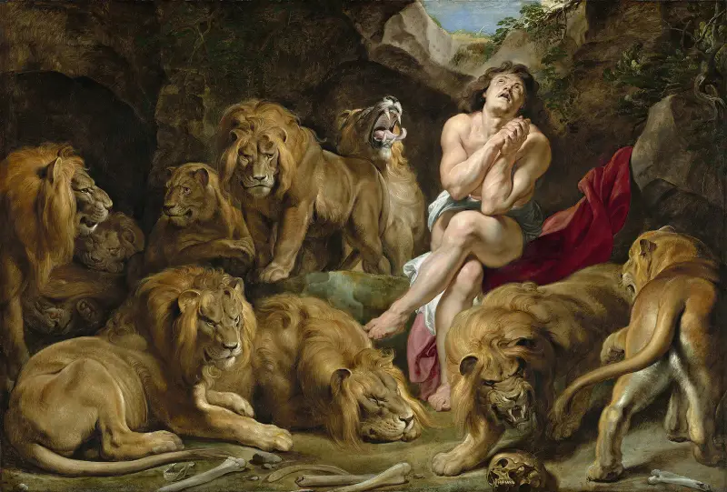Daniel w jaskini lwów, Peter Paul Rubens
