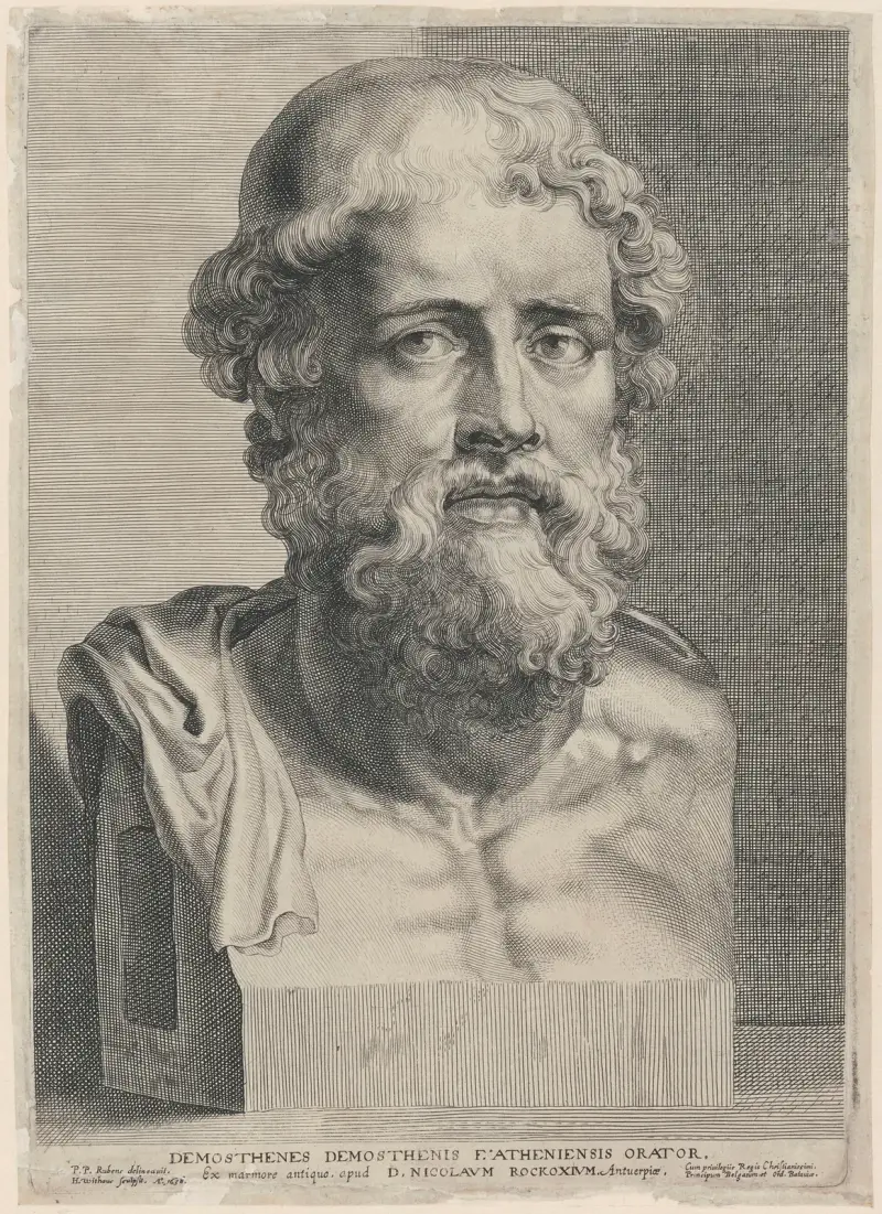 Demosthenes av Peter Paul Rubens