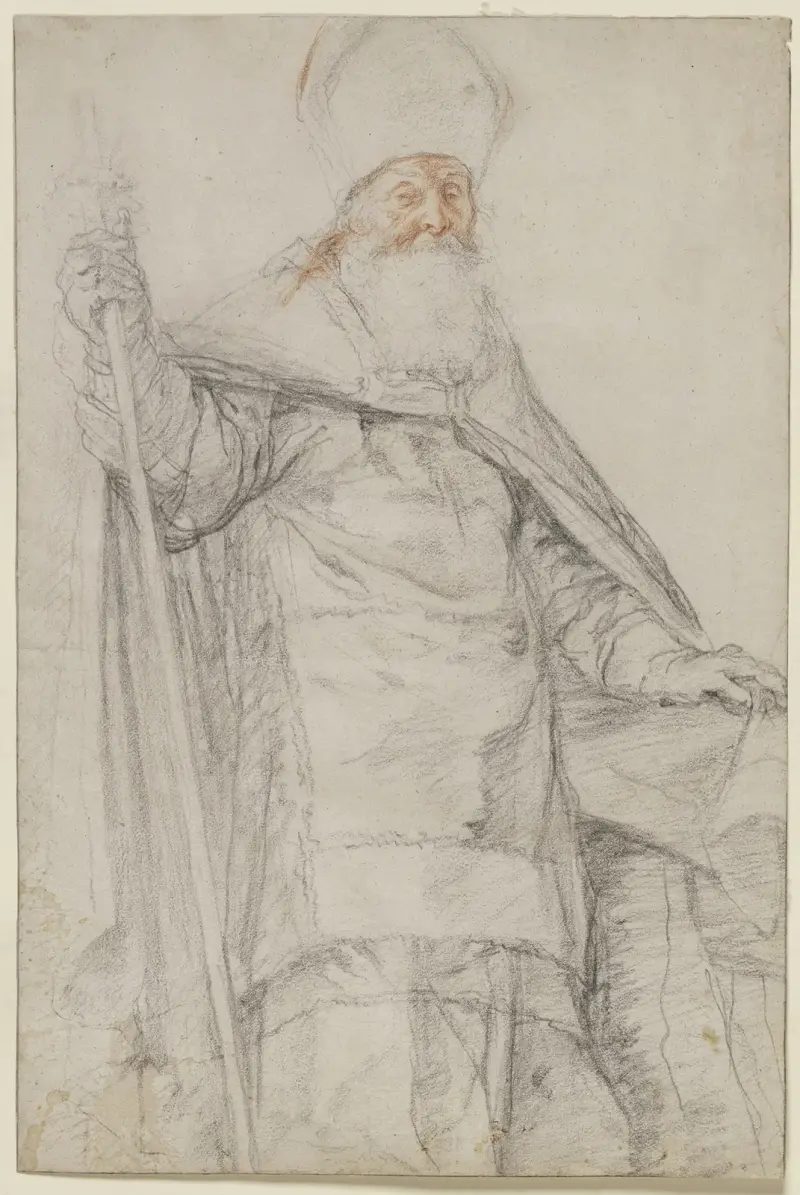 En biskop i full skrud av Peter Paul Rubens