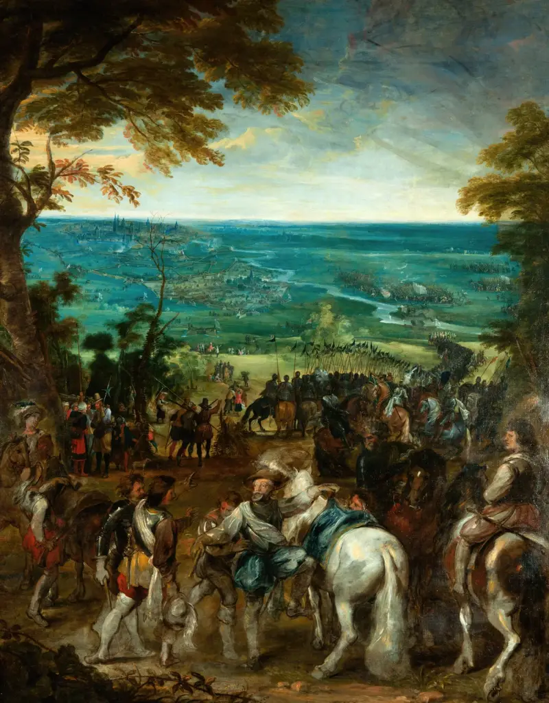 Henrik IV av Frankrike vid belägringen av Amiens 1597 av Peter Paul Rubens
