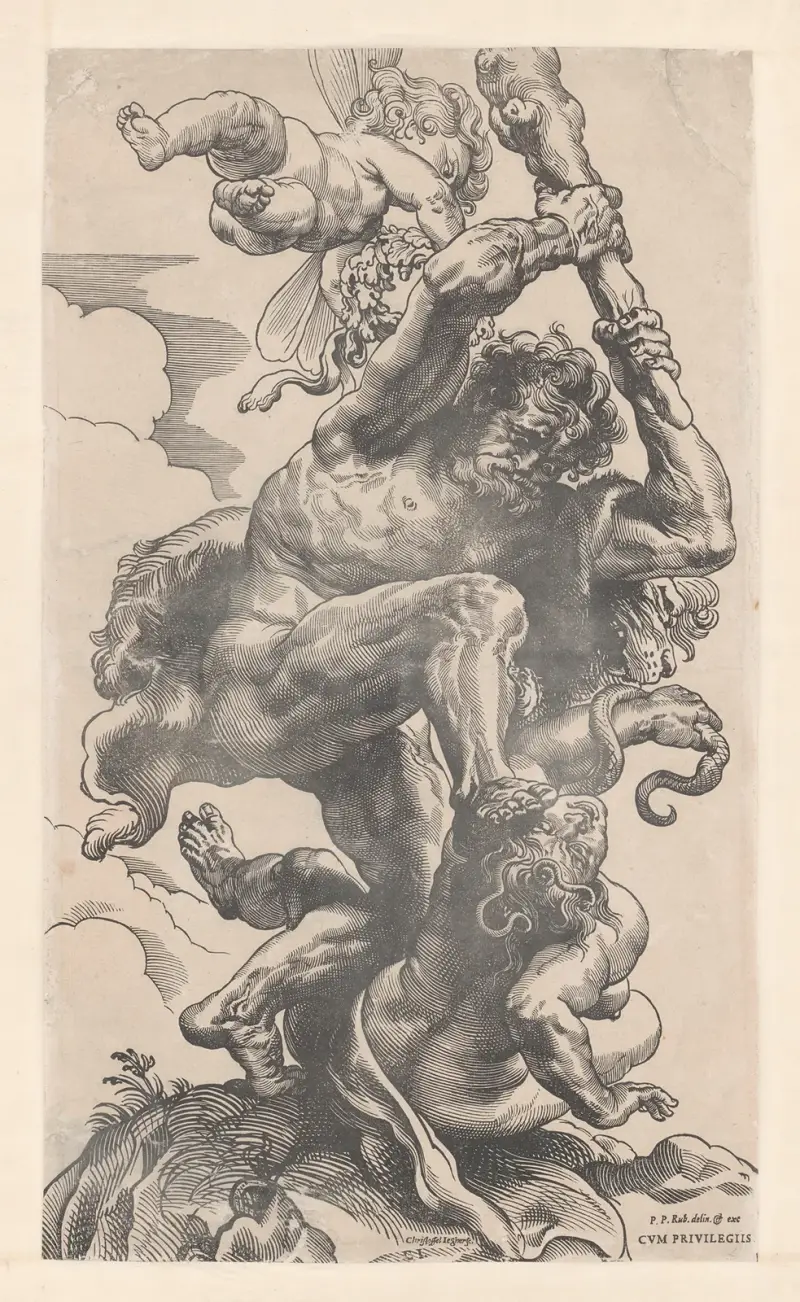 Hercules overcomes Envy av Peter Paul Rubens