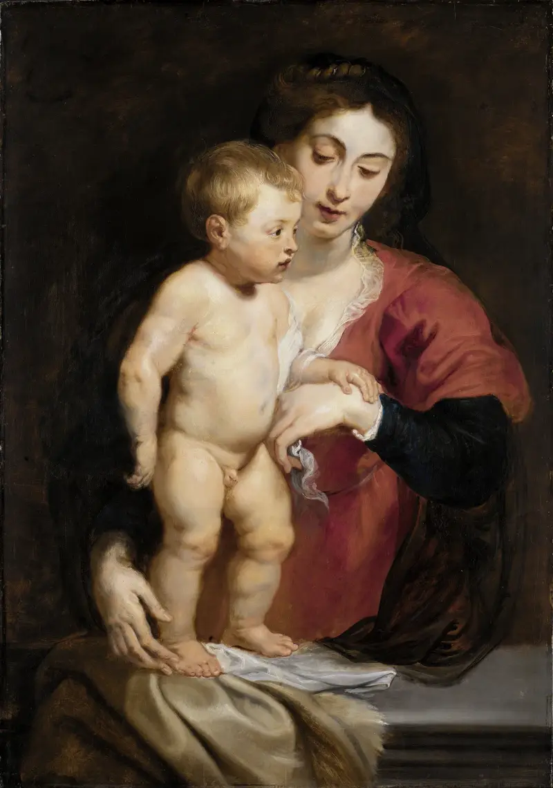 Madonna and Child av Peter Paul Rubens