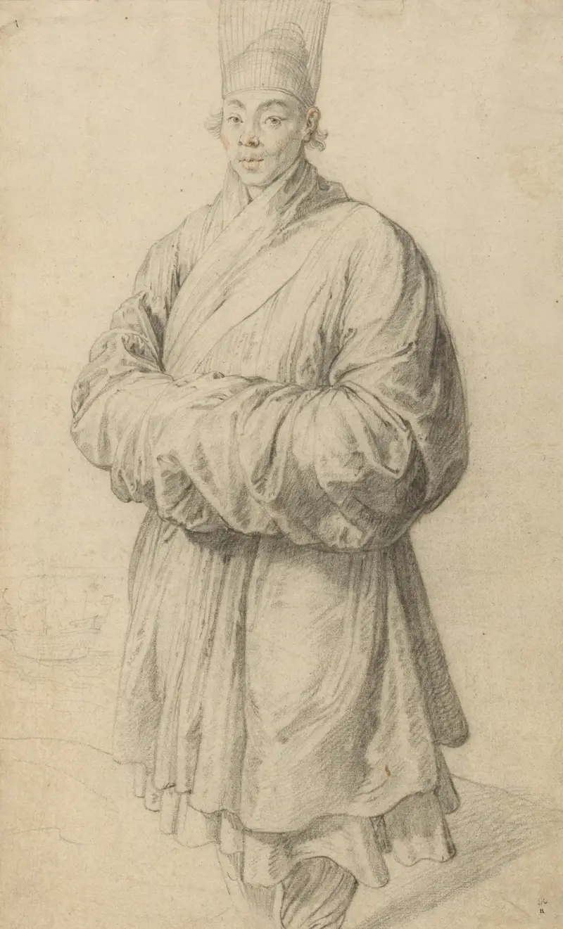 Man in Korean Costume av Peter Paul Rubens