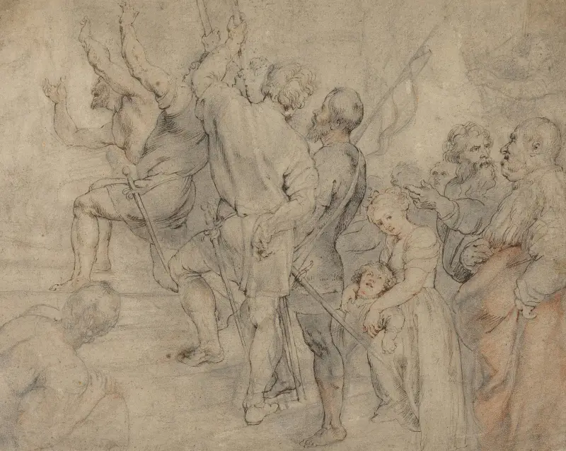Del av folkmassan vid Ecce Homo av Peter Paul Rubens