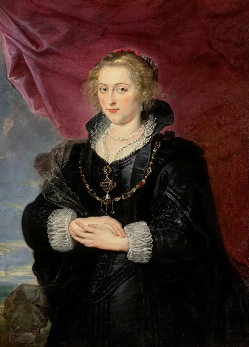 Porträtt av en dam av Peter Paul Rubens