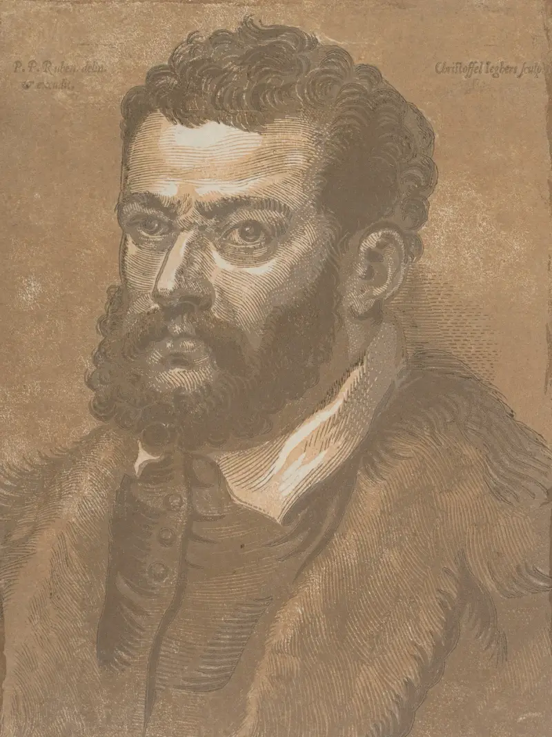Porträtt av en man av Peter Paul Rubens