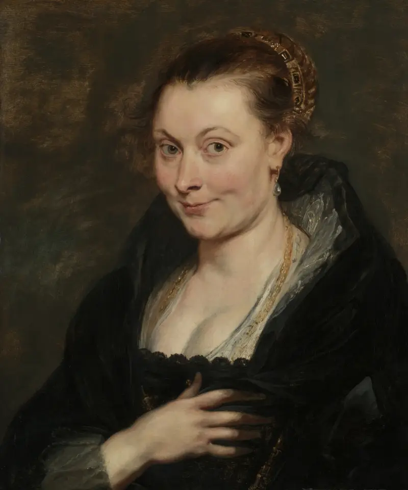 Porträtt av Isabella Brant av Peter Paul Rubens