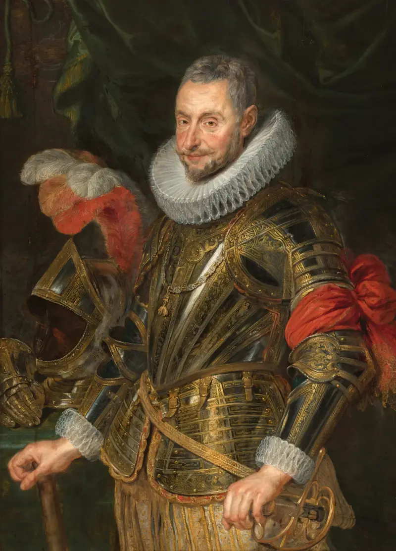 Portrait of Marchese Ambrogio Spinola av Peter Paul Rubens