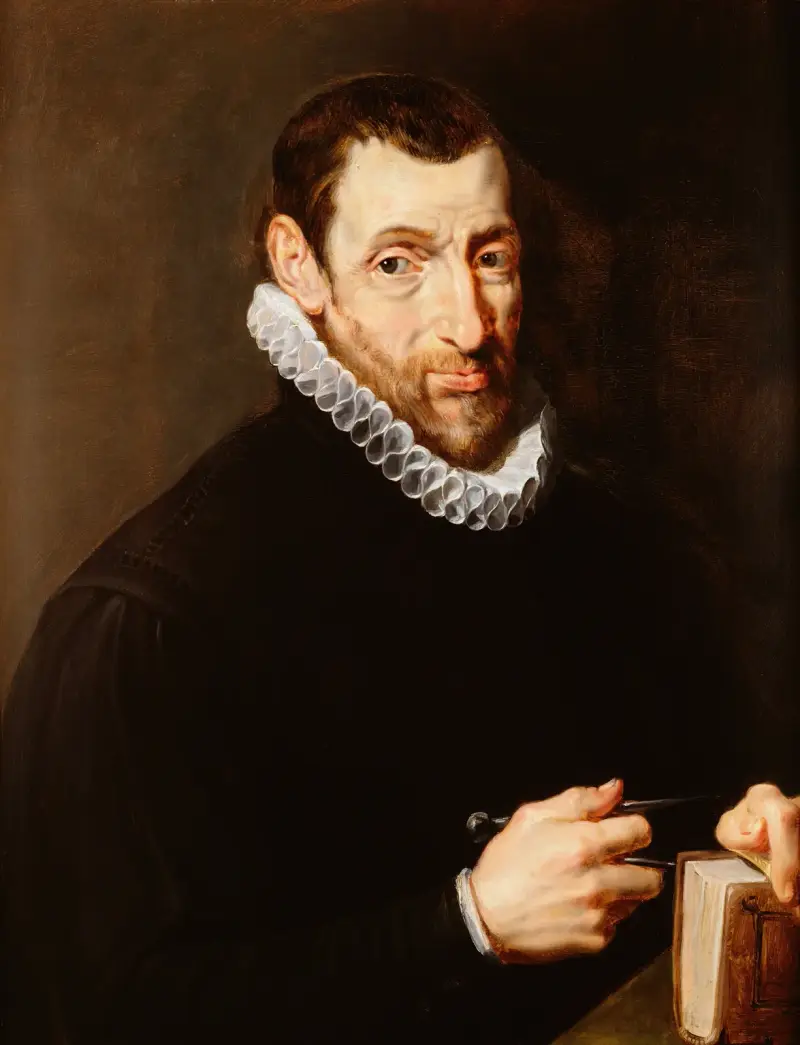 Porträtt av Christoffel Plantin av Peter Paul Rubens