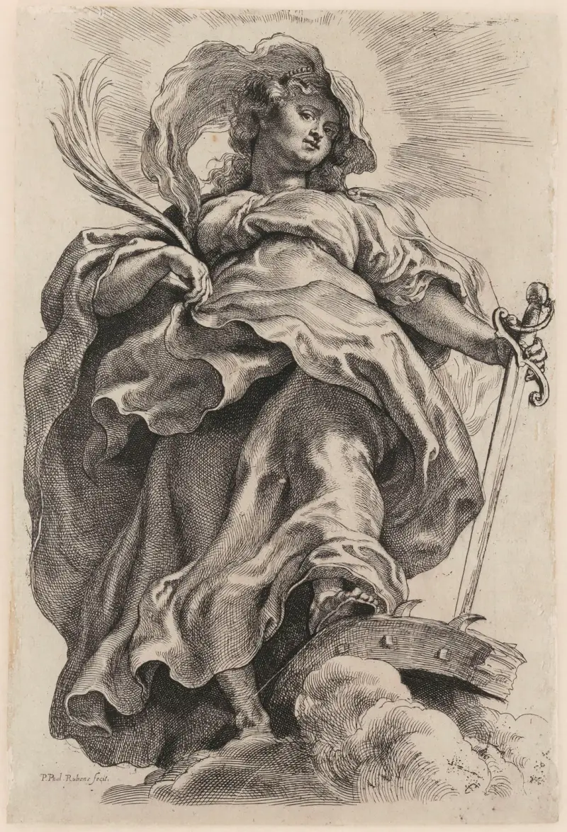 Sankta Katarina av Alexandria av Peter Paul Rubens