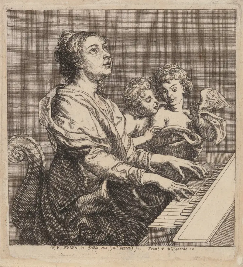 Saint Cecilia av Peter Paul Rubens