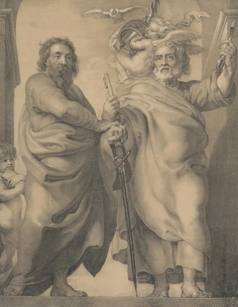 Saints Peter and Paul av Peter Paul Rubens