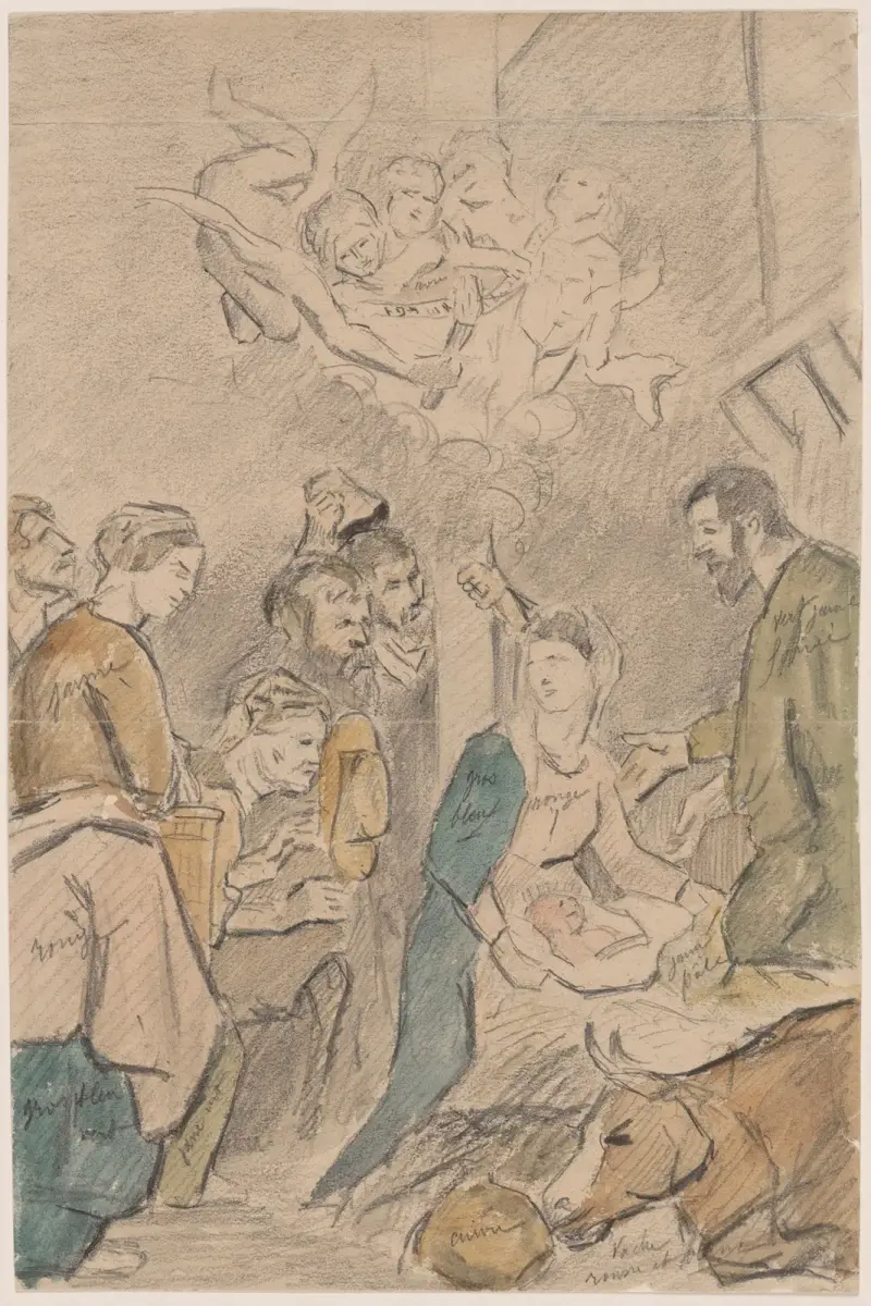 The Adoration of the Shepherds – nr 1 av Peter Paul Rubens