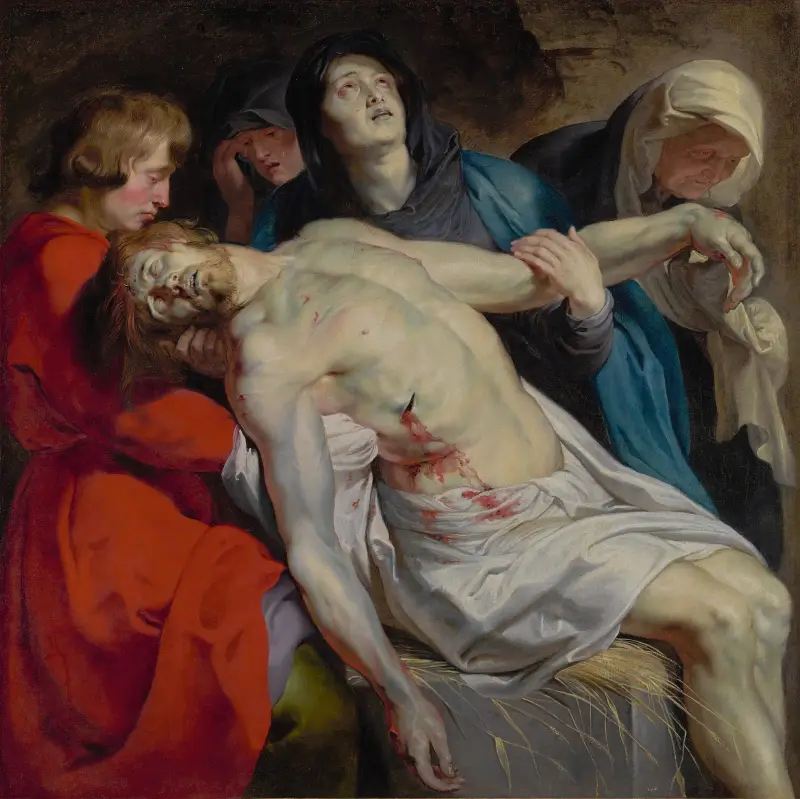 The Entombment av Peter Paul Rubens