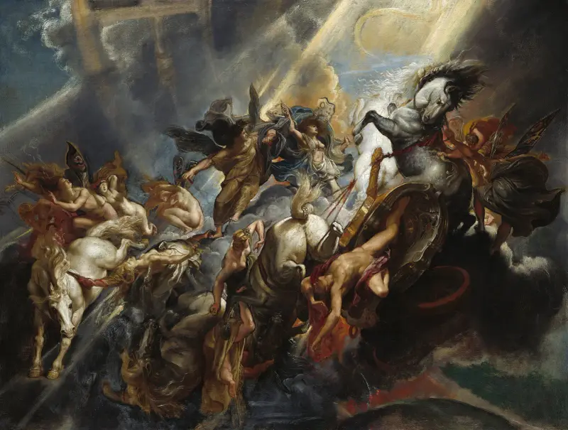 Der Sturz des Phaeton von Peter Paul Rubens
