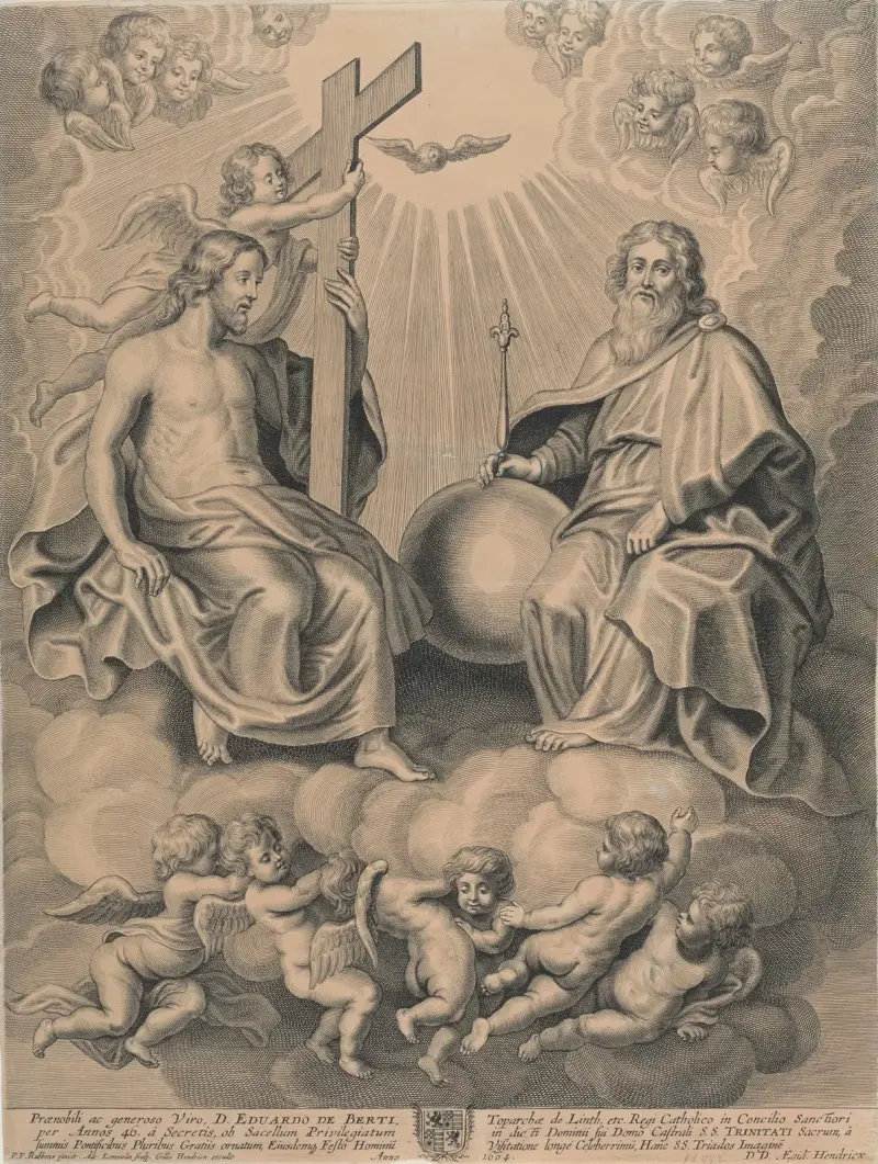 Die Heilige Dreifaltigkeit – Nr. 2 von Peter Paul Rubens
