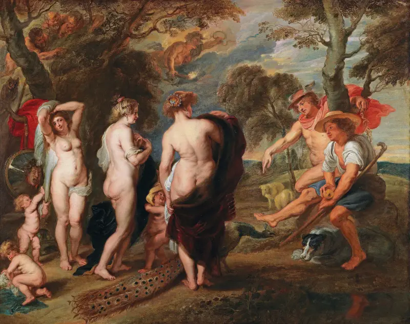 Sąd Parysa, Follower of Peter Paul Rubens