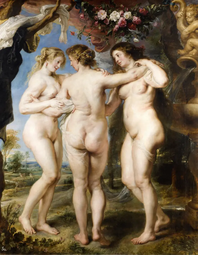 Die drei Grazien von Peter Paul Rubens