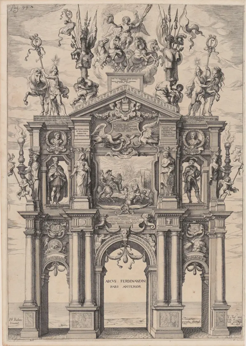 Der Triumphbogen Ferdinands von Peter Paul Rubens